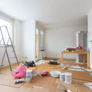 Home Renovation Home renovation in room full of painting tools
** Note: Soft Focus at 100%, best at smaller sizes